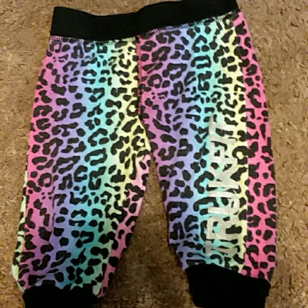Little Girls Rainbow Print Pants